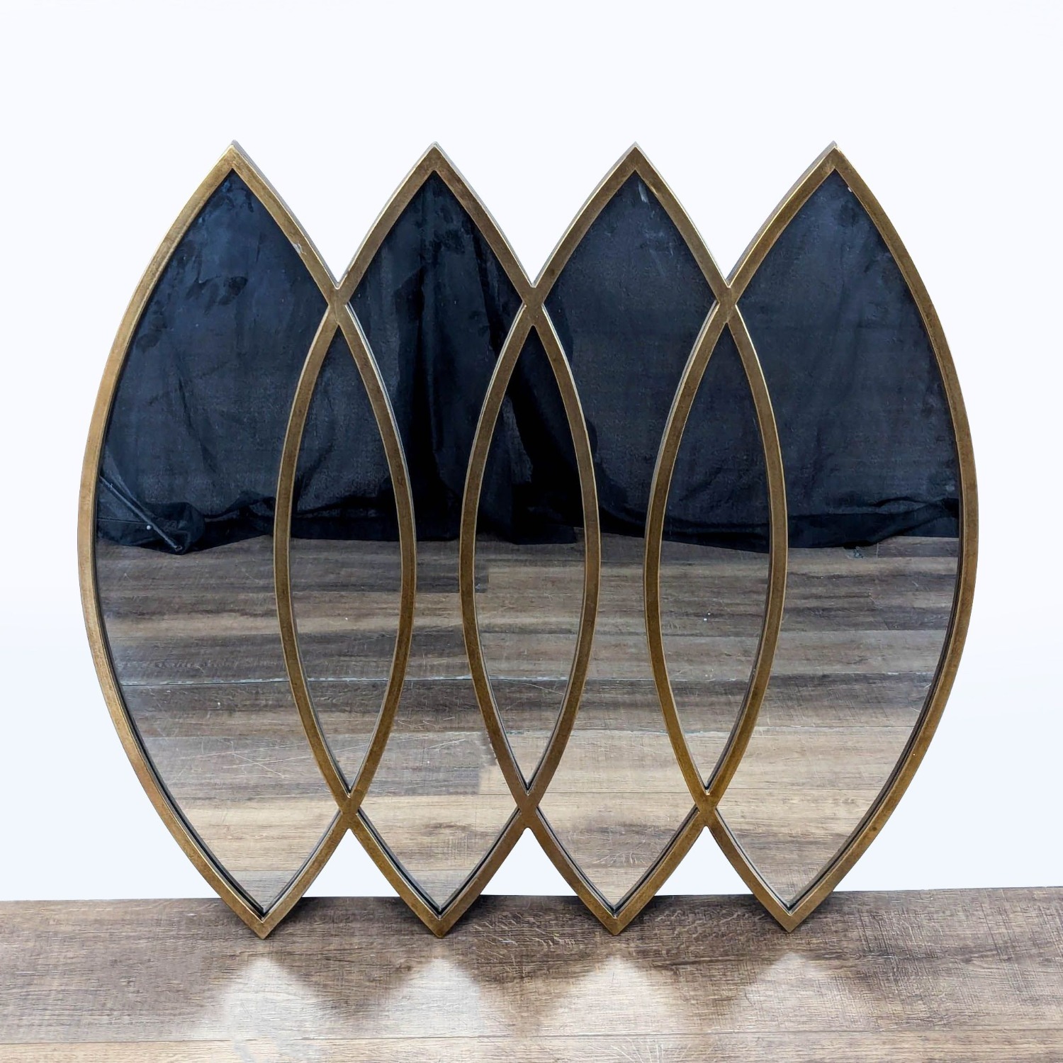 Metal Repeat Design Mirror - image-0