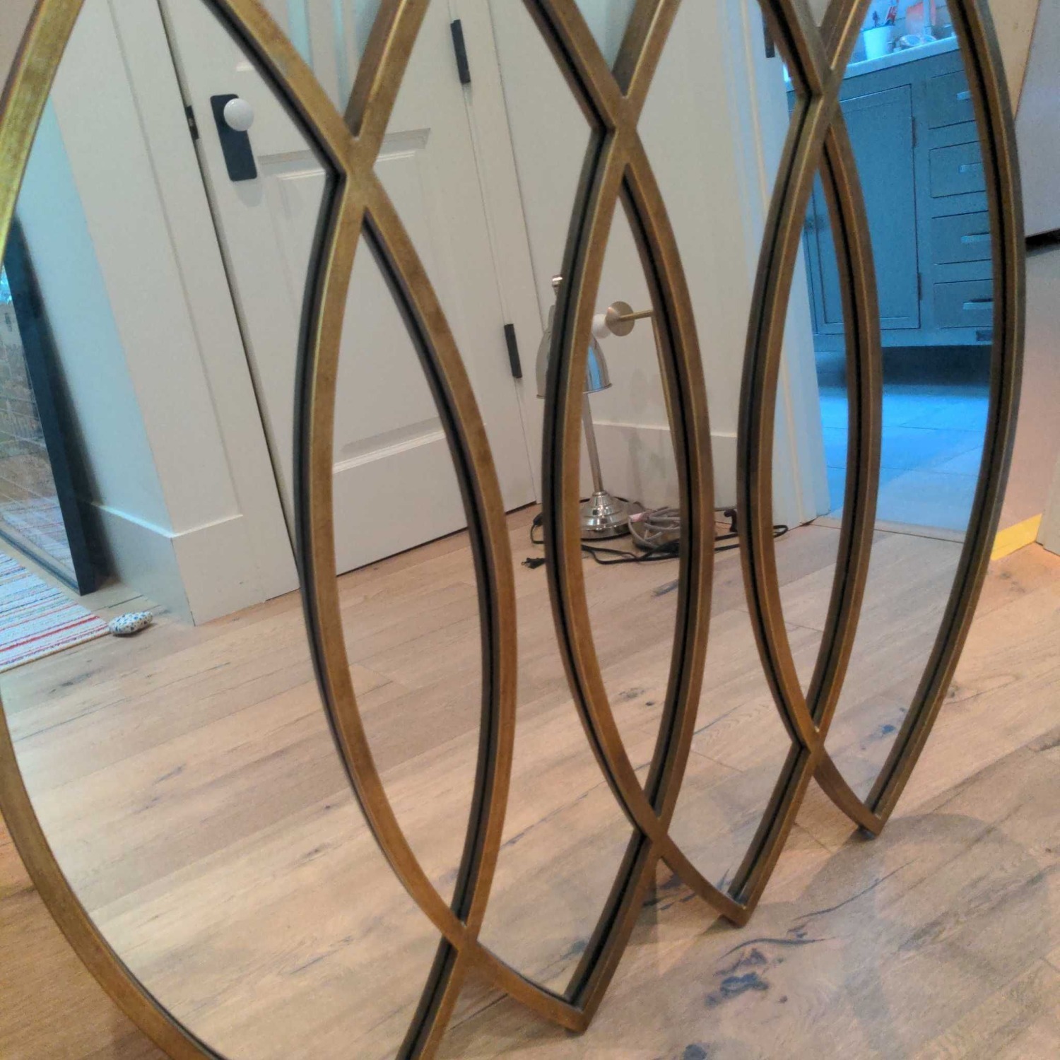 Metal Repeat Design Mirror - image-5