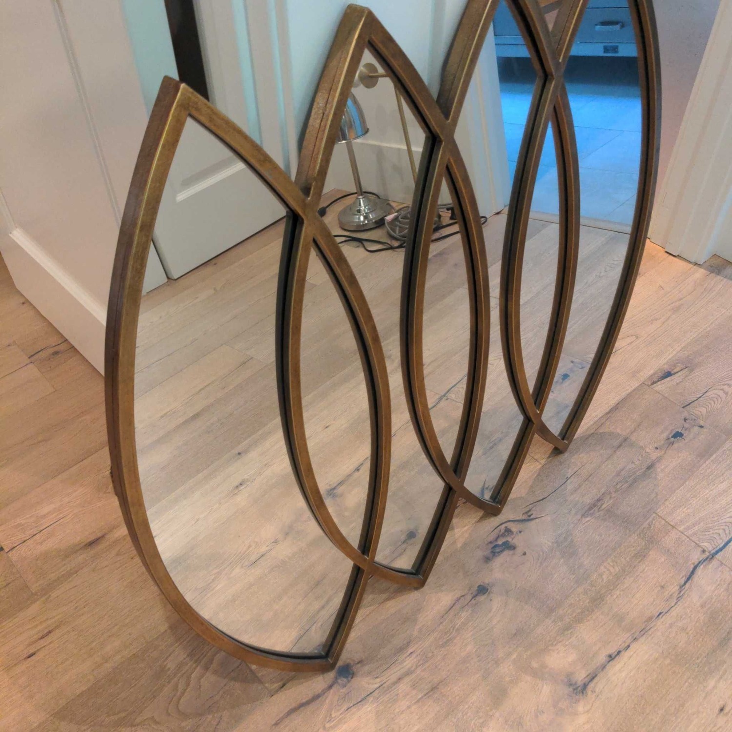 Metal Repeat Design Mirror - image-1