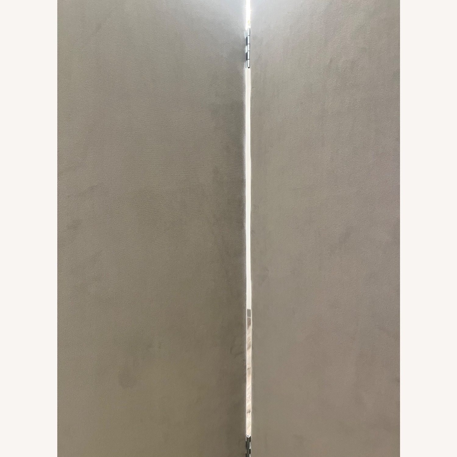 Light Gray Suede Room Divider - image-4