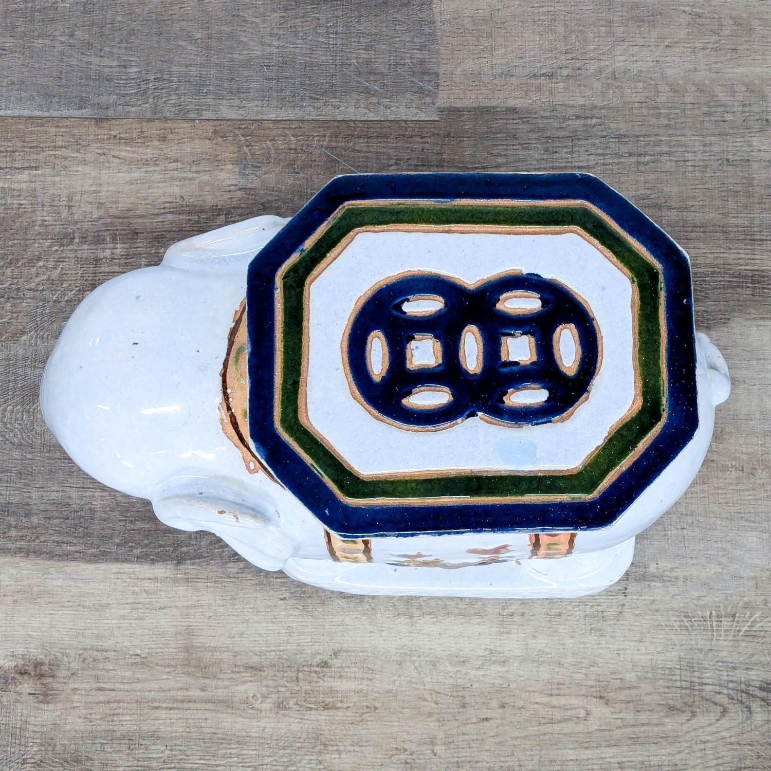 Mid-Century White Elephant Chinese Ceramic  - image-4