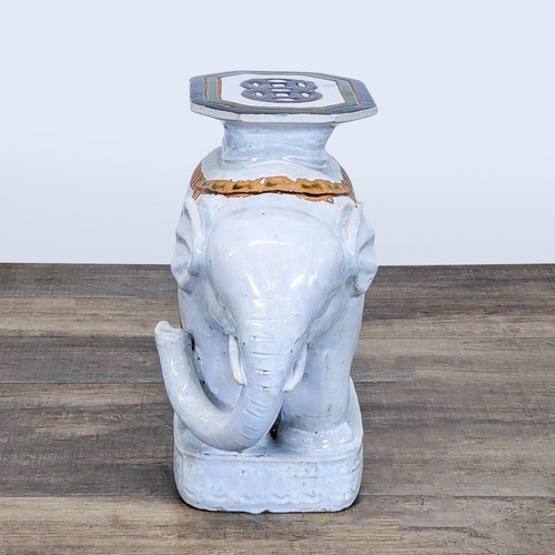 Used Mid-Century White Elephant Chinese Ceramic for sale on AptDeco