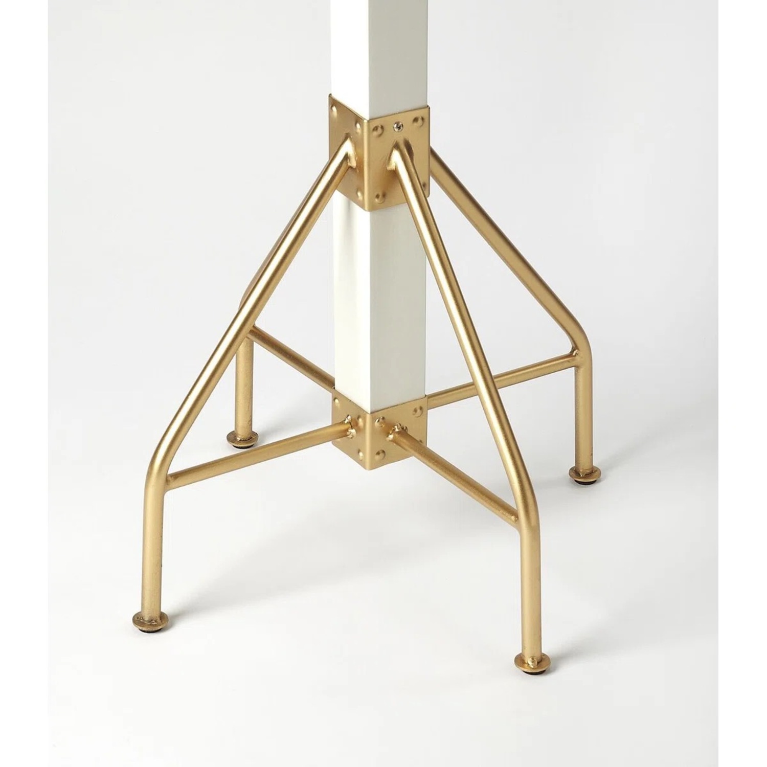 Joss & Main White Wood Coat Rack - image-5