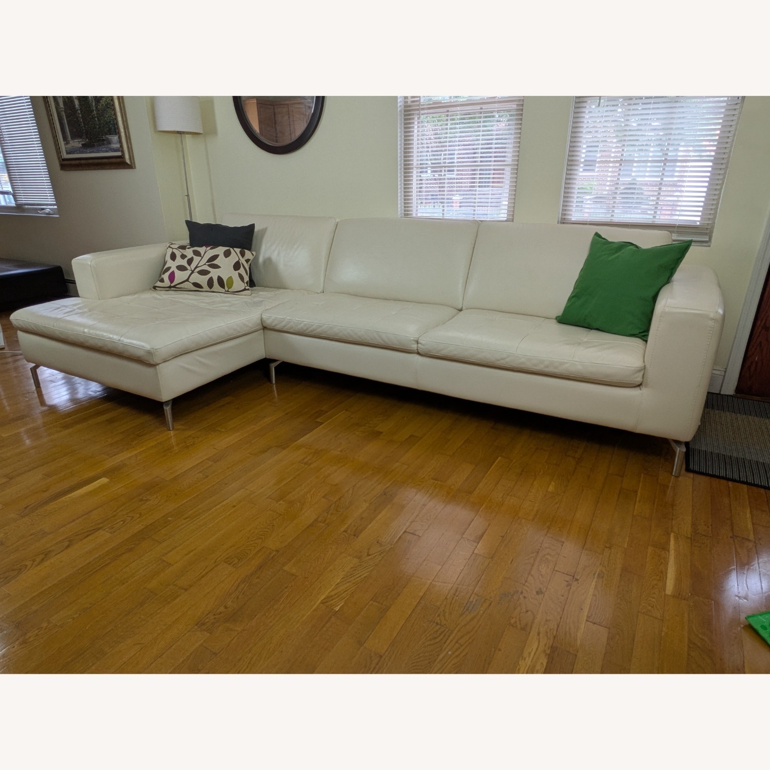 Natuzzi Leather Sofa - image-1