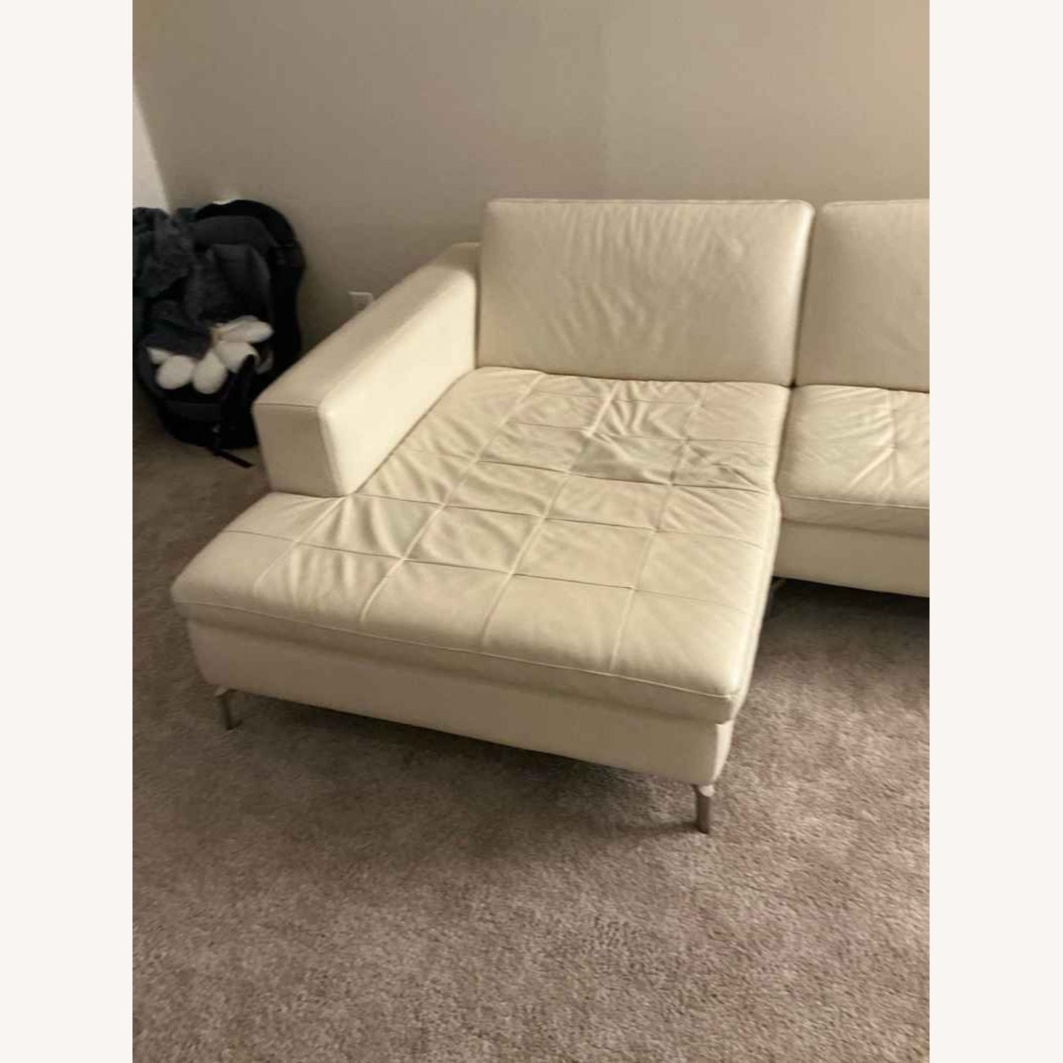 Natuzzi Leather Sofa - image-5