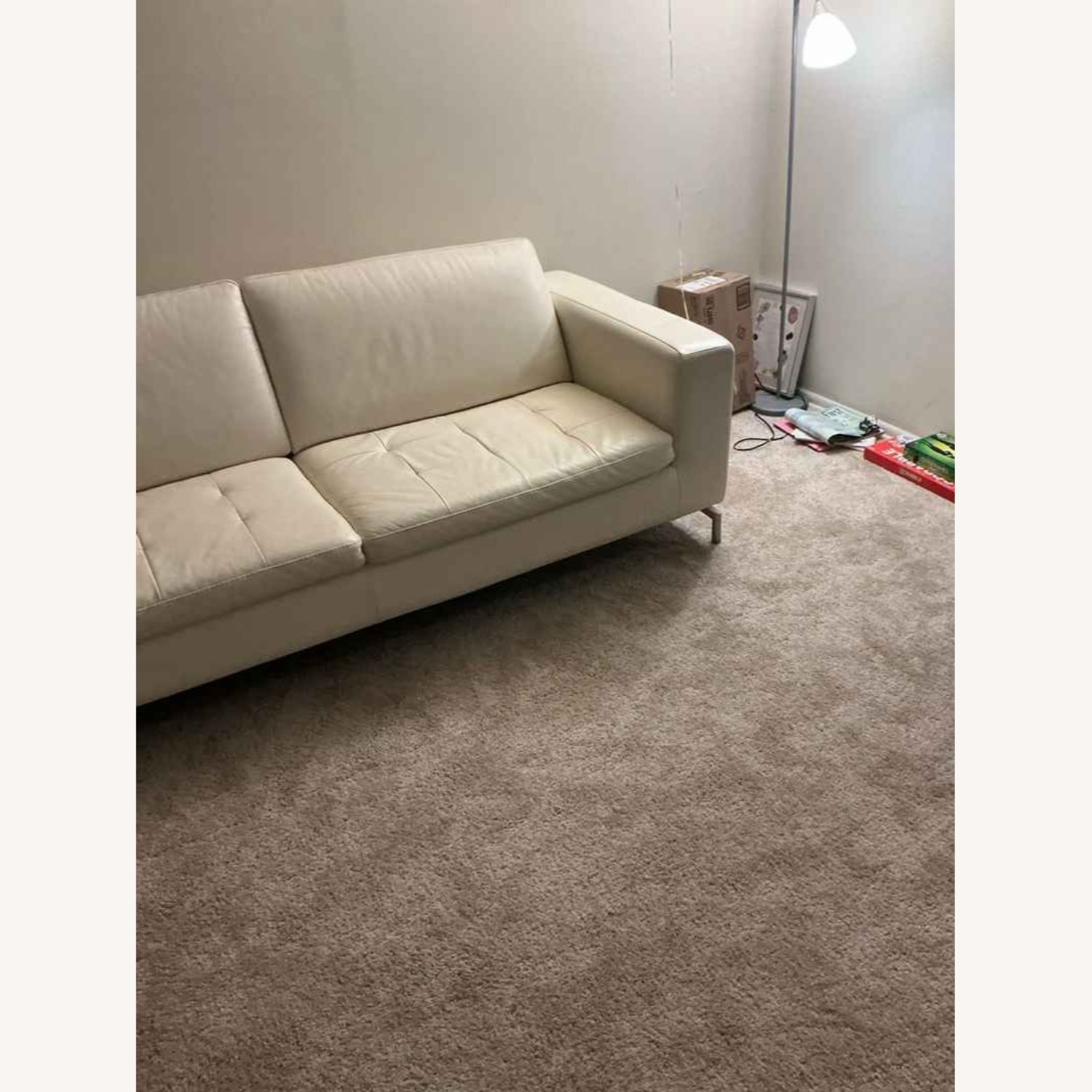 Natuzzi Leather Sofa - image-7