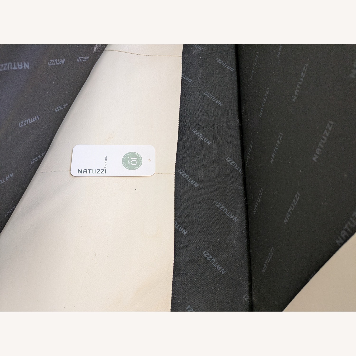 Natuzzi Leather Sofa - image-3