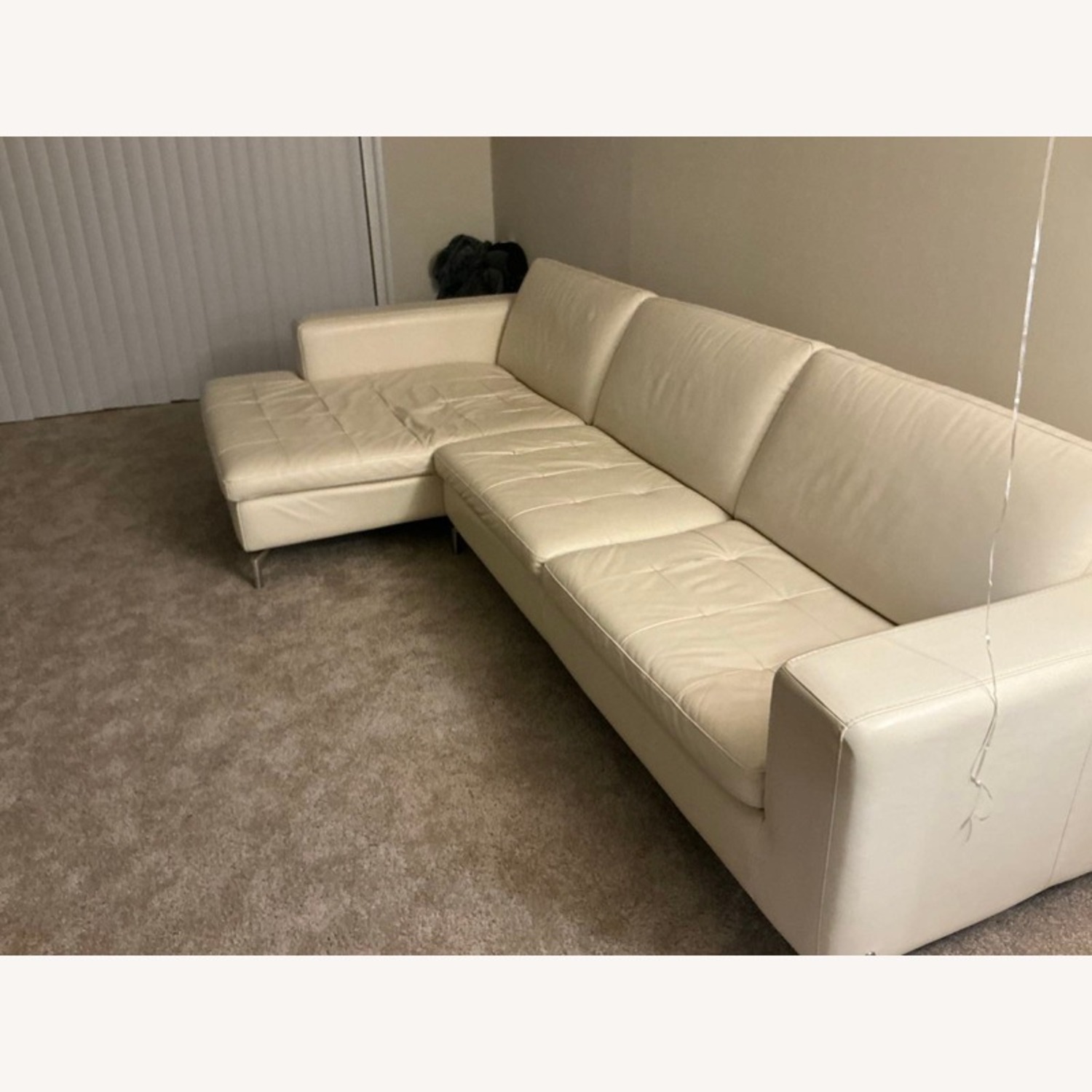 Natuzzi Leather Sofa - image-4