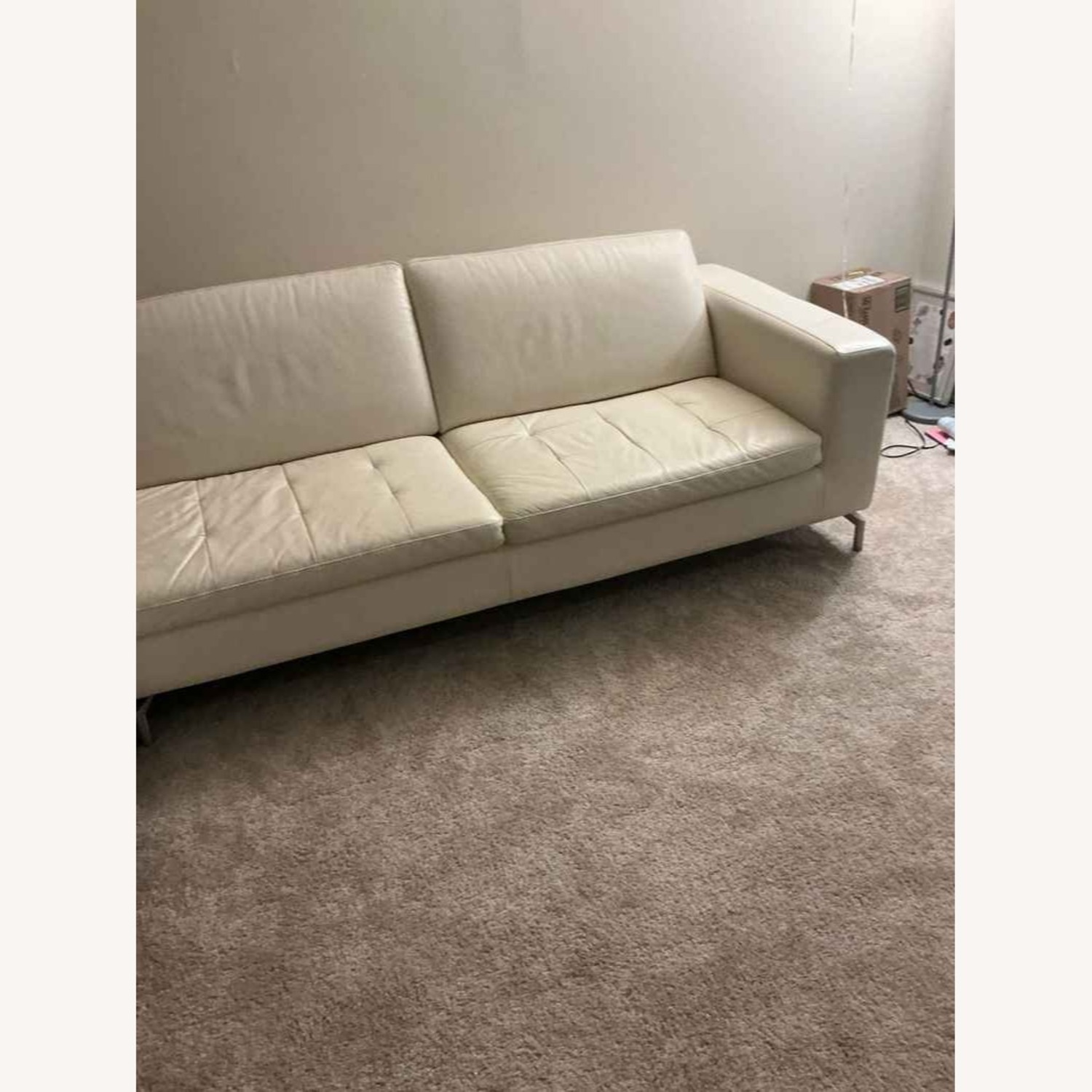 Natuzzi Leather Sofa - image-8