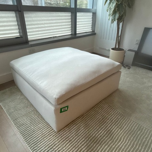 Used Pillow Top Ottoman for sale on AptDeco