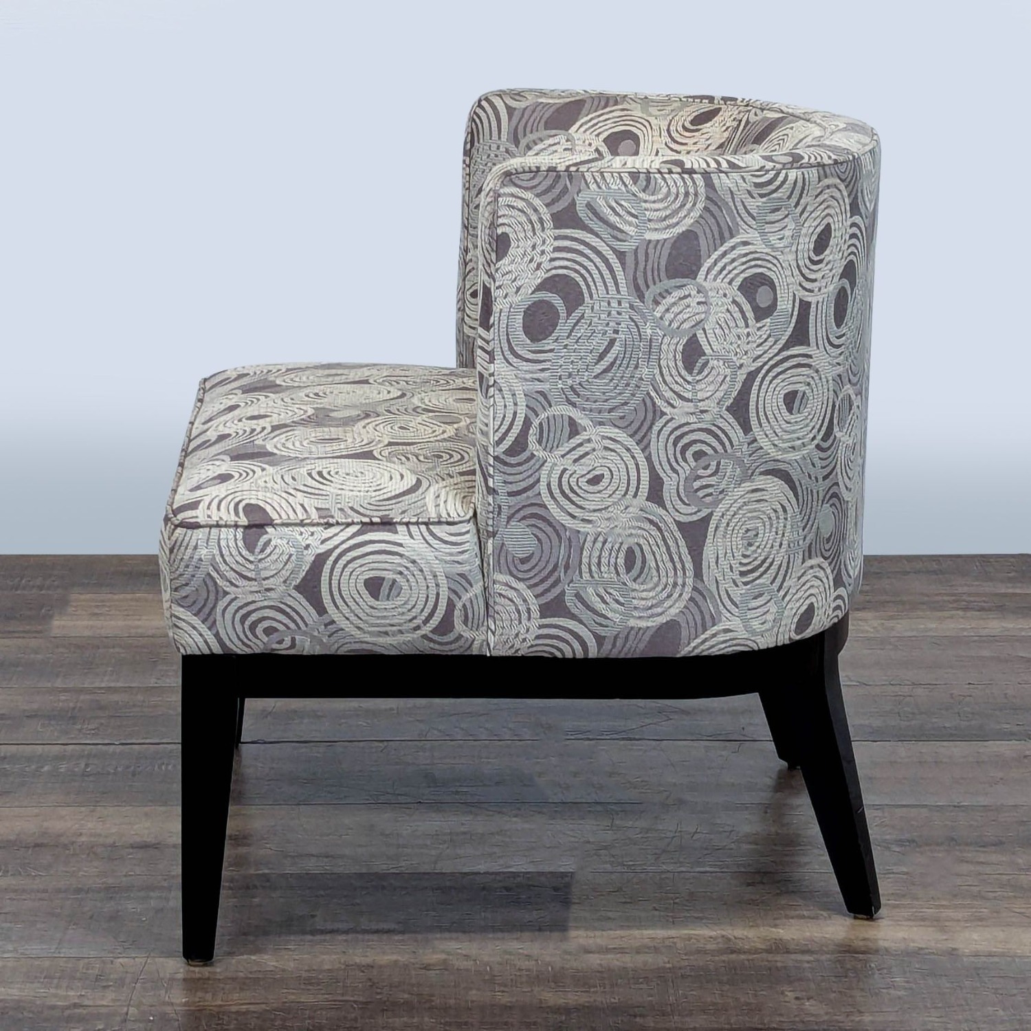 Crate & Barrel Grayson Barrel Back Chairn - image-4