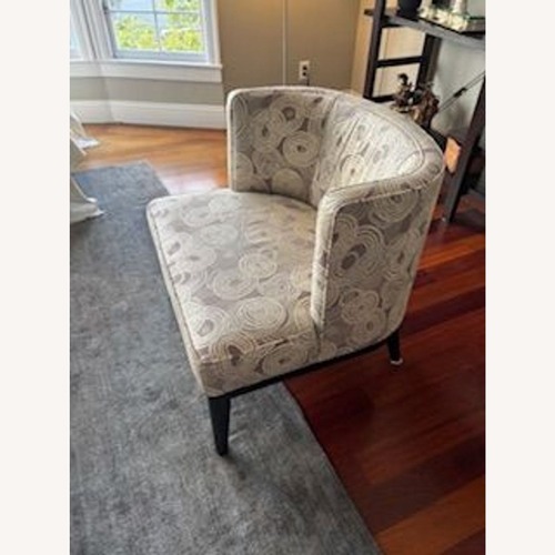 Used Crate & Barrel Grayson Barrel Back Chairn for sale on AptDeco