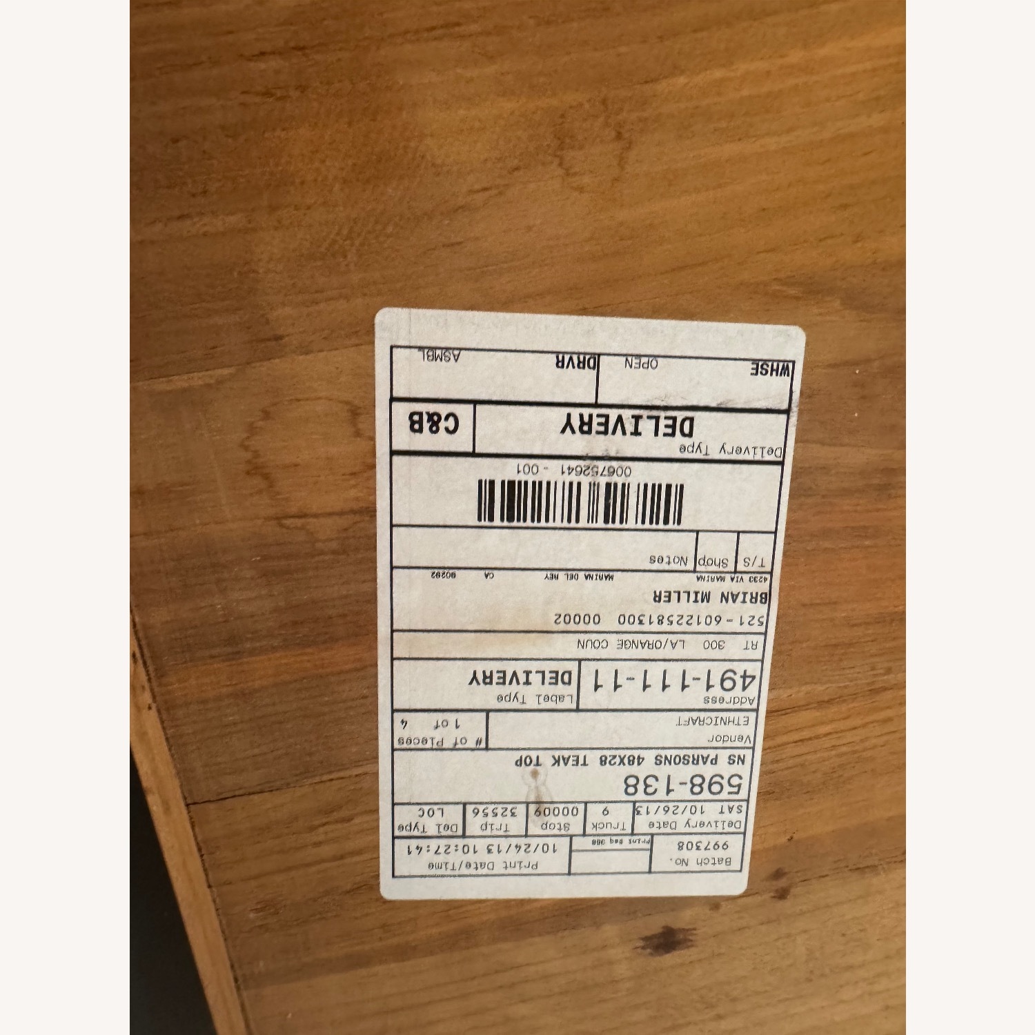 Crate & Barrel Parsons High Top  Table - image-4