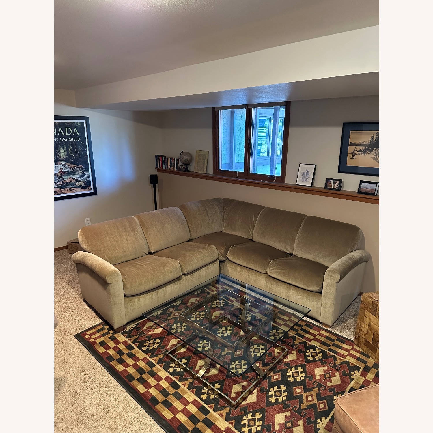 Pompanoosuc Mills Rupert Light Brown 2 Piece Sectional - image-1