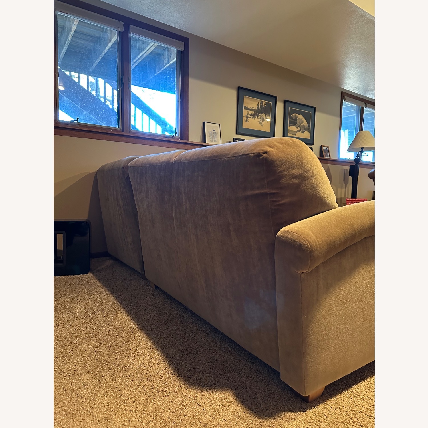 Pompanoosuc Mills Rupert Light Brown 2 Piece Sectional - image-4