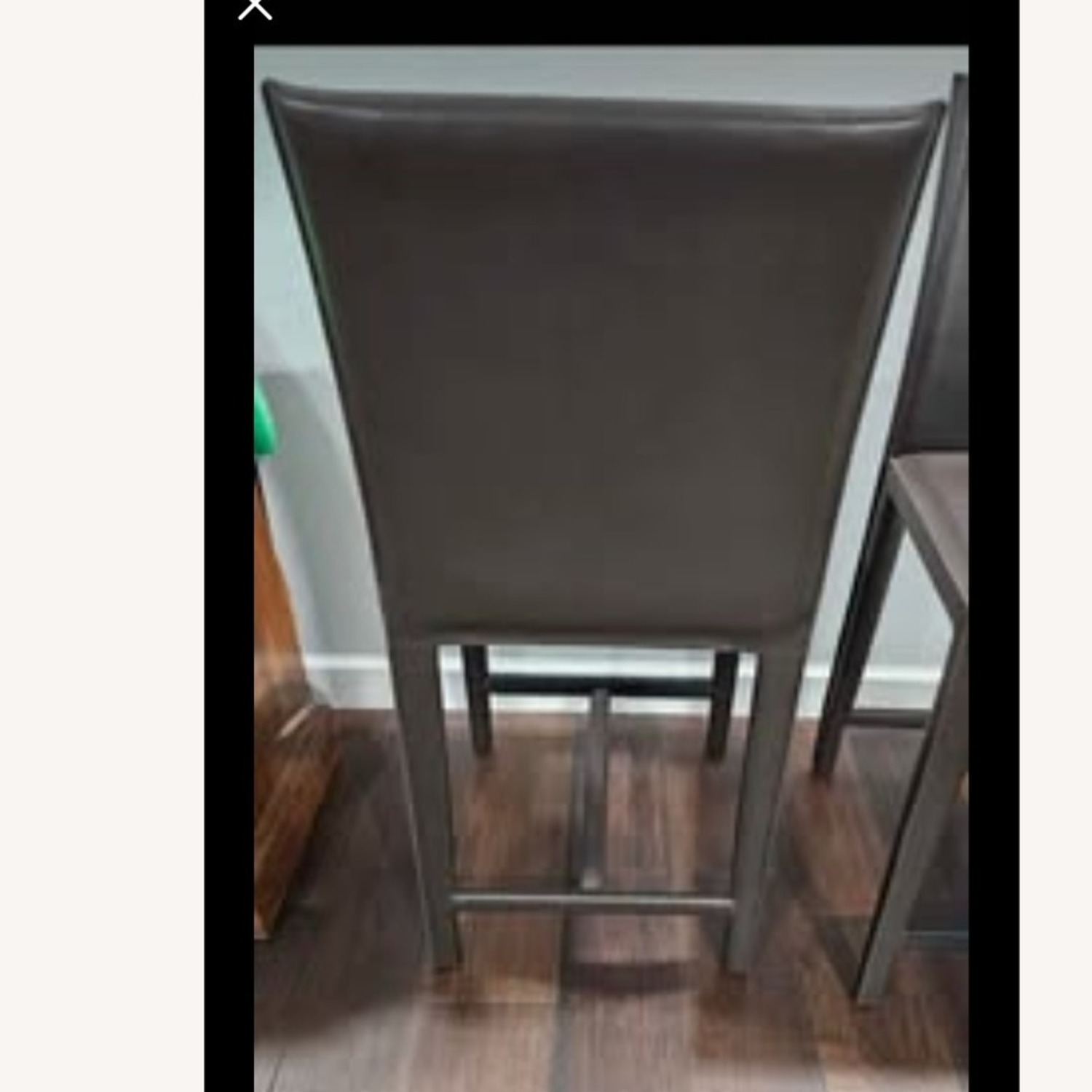 Crate & Barrel Folio Leather Bar Stools 2 - image-4