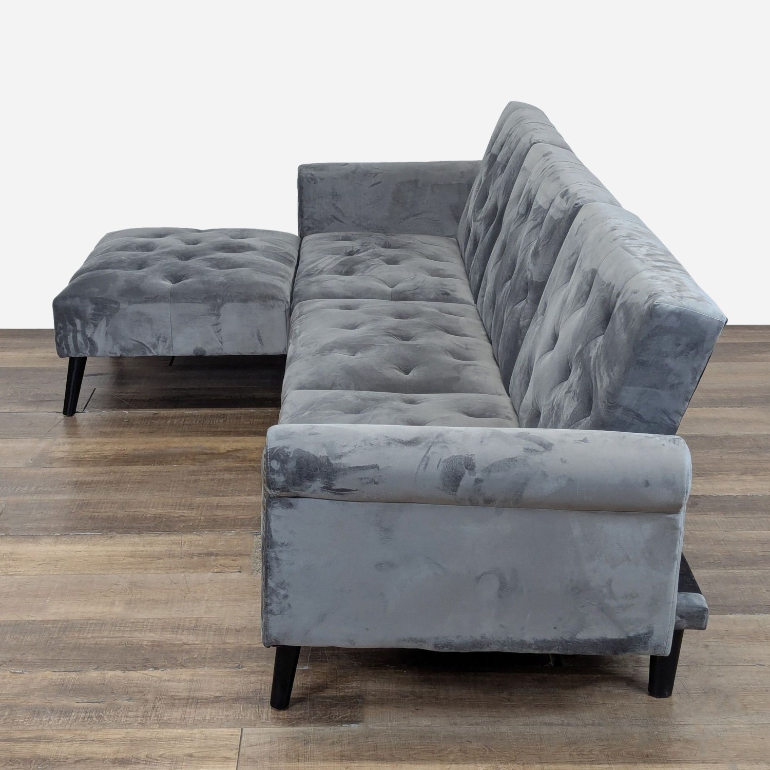 Veryke L-Shaped Sectional Sofa with Convertible  - image-5