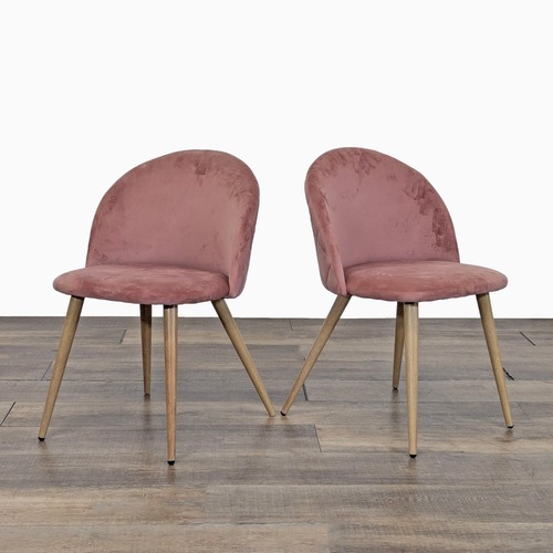 Used Set of George Oliver Eurania Tufted Velvet Side for sale on AptDeco