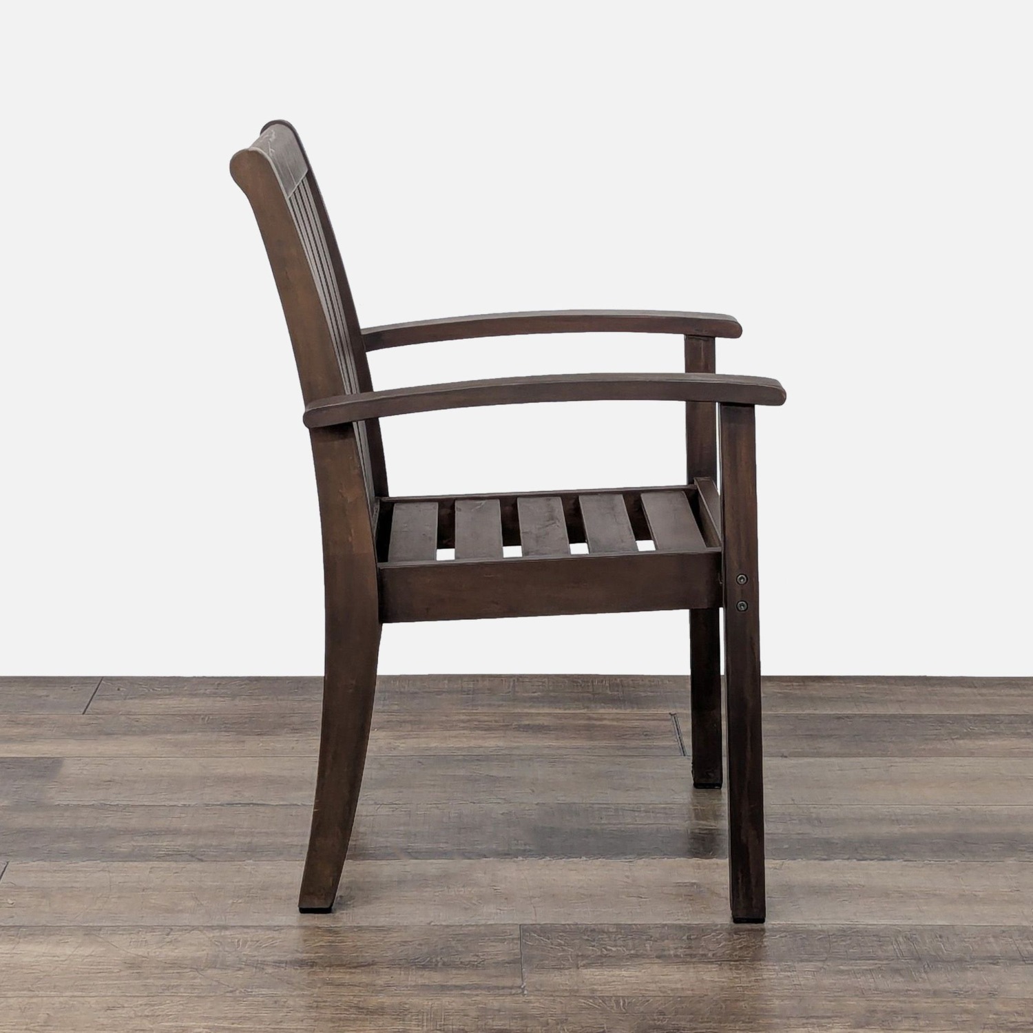 Pottery Barn Chatham Mahogany Outdoor Chair - image-2