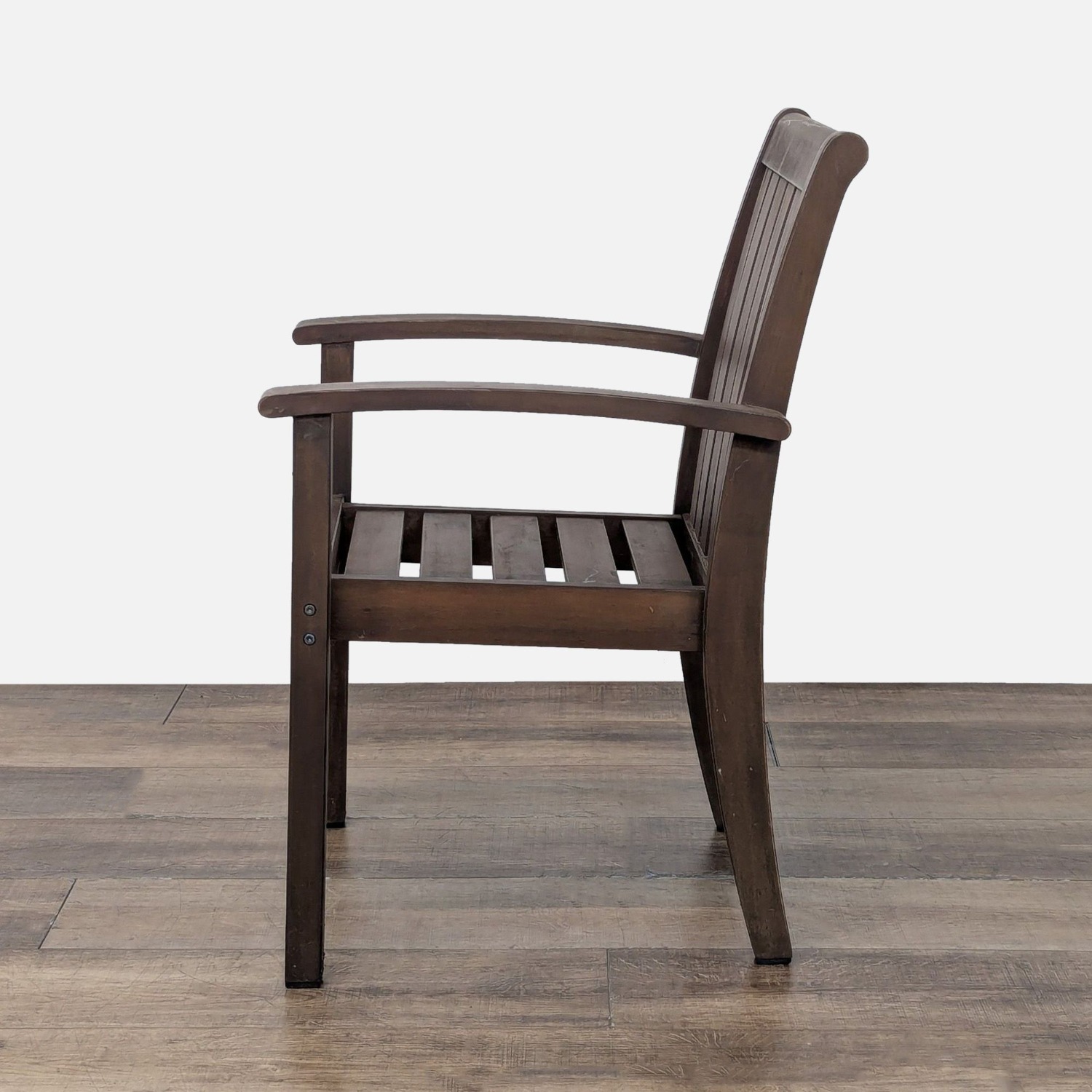 Pottery Barn Chatham Mahogany Outdoor Chair - image-4