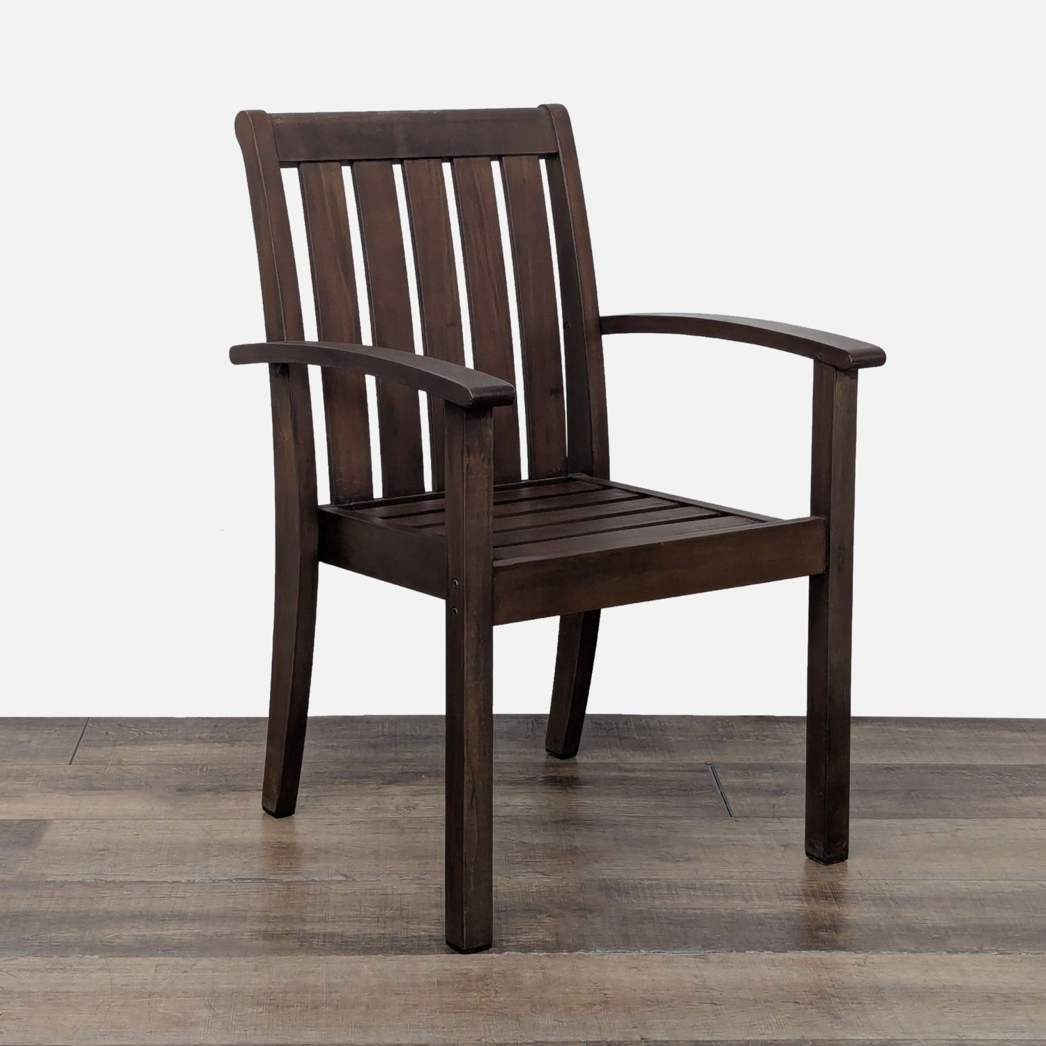 Pottery Barn Chatham Mahogany Outdoor Chair - image-1