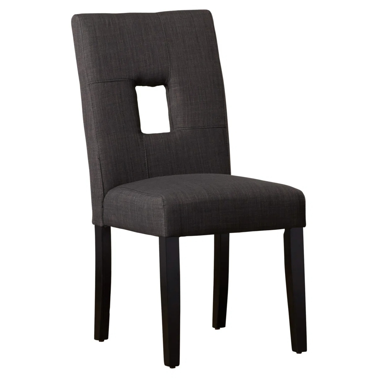 Andover Mills Dark Gray Linen Dining Chairs - image-4
