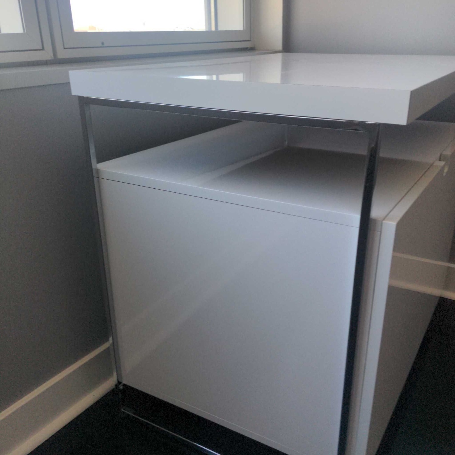 Two Door Storage Cabinet with Open Shelf	 - image-13