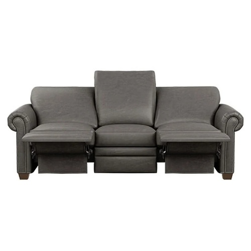 Used Ethan Allen Leather Recliner Couch for sale on AptDeco