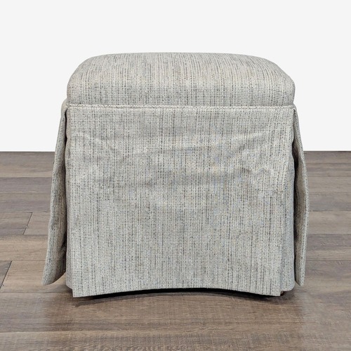 Used Skirt Covered Ottoman for sale on AptDeco