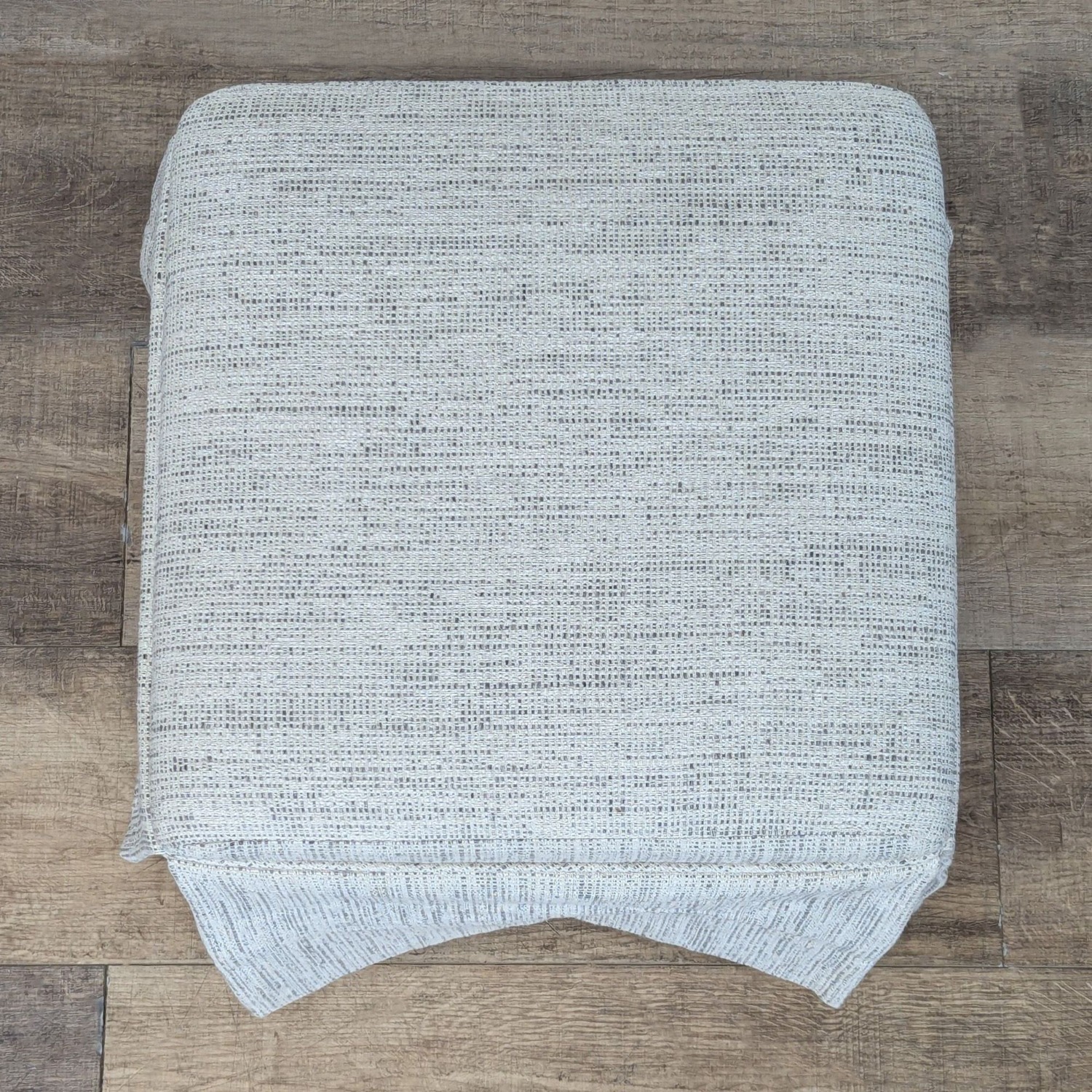 Skirt Covered Ottoman - image-3