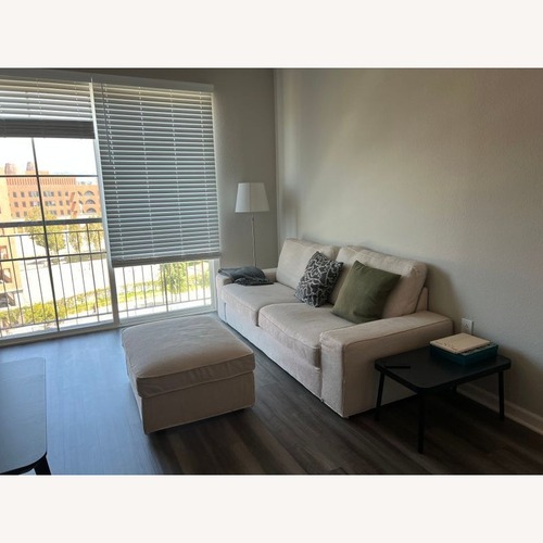 Used IKEA Kivik Storage Ottoman for sale on AptDeco