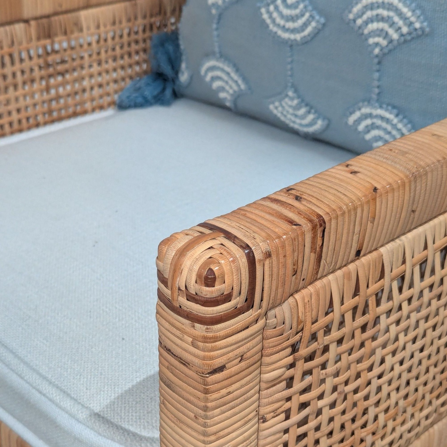 Serena and Lily Balboa Rattan Armchair - image-4