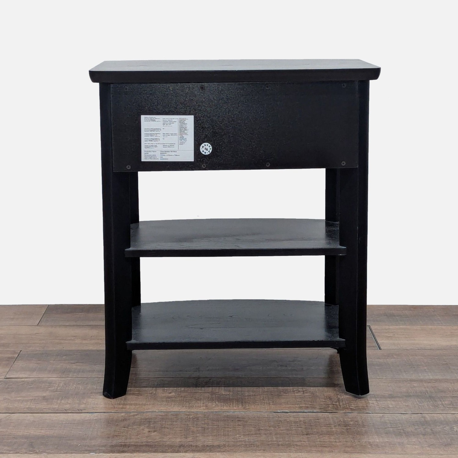 Pottery Barn One Drawer Nightstand with Shelves - image-4