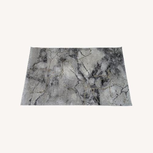 Used Safavieh Craft Gray/Gold 4x6 Area Rug for sale on AptDeco