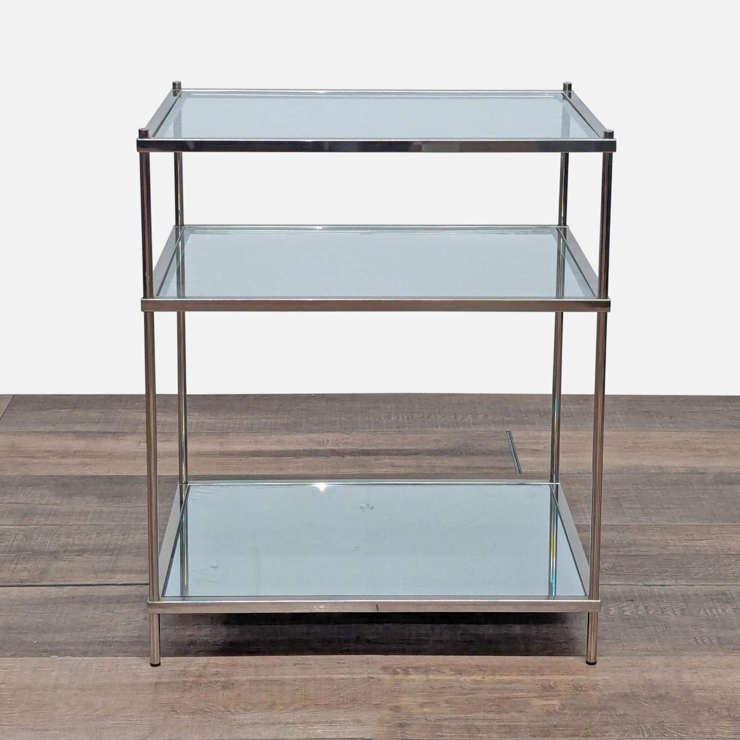 Crate & Barrel Three Shelf End Table - image-2