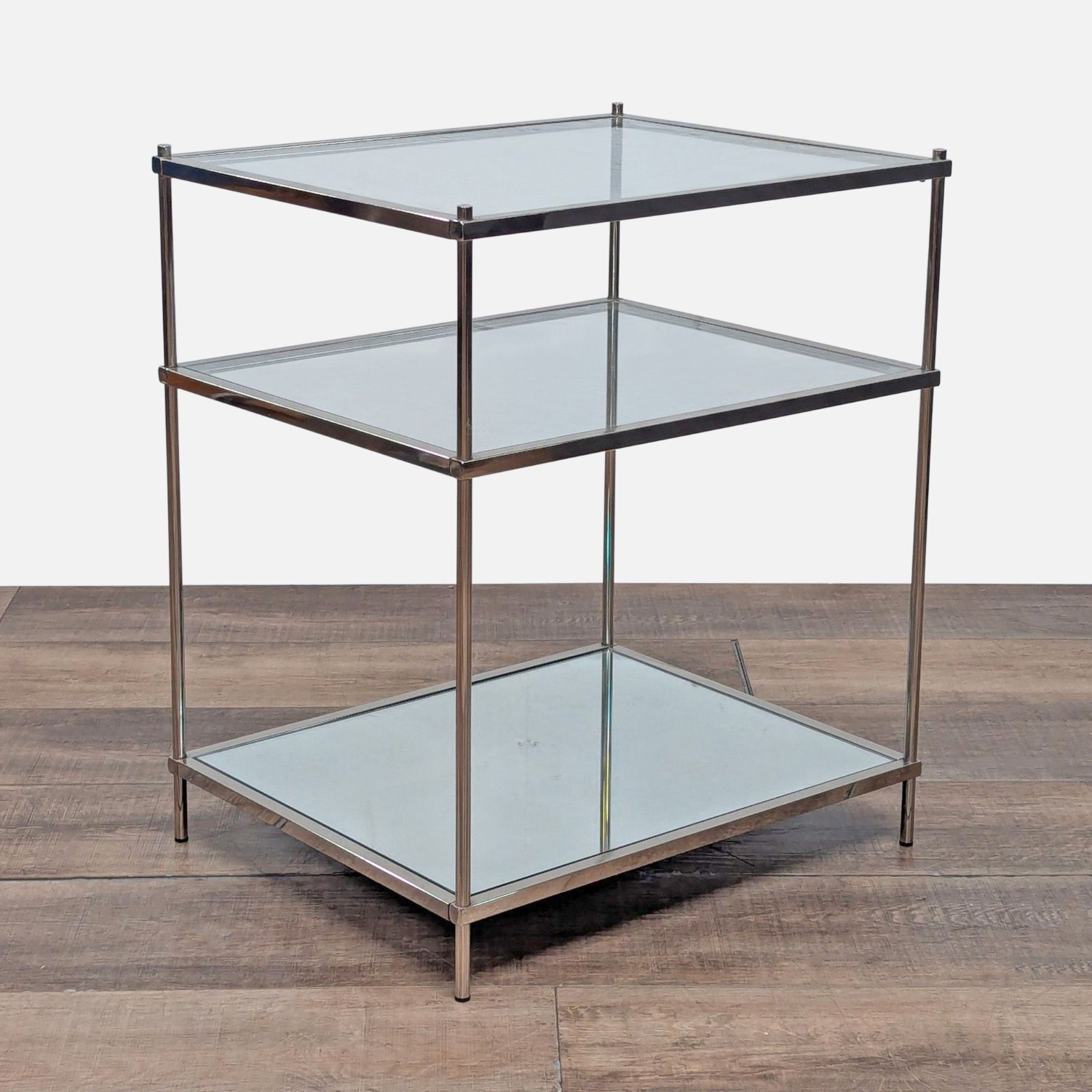 Crate & Barrel Three Shelf End Table - image-3
