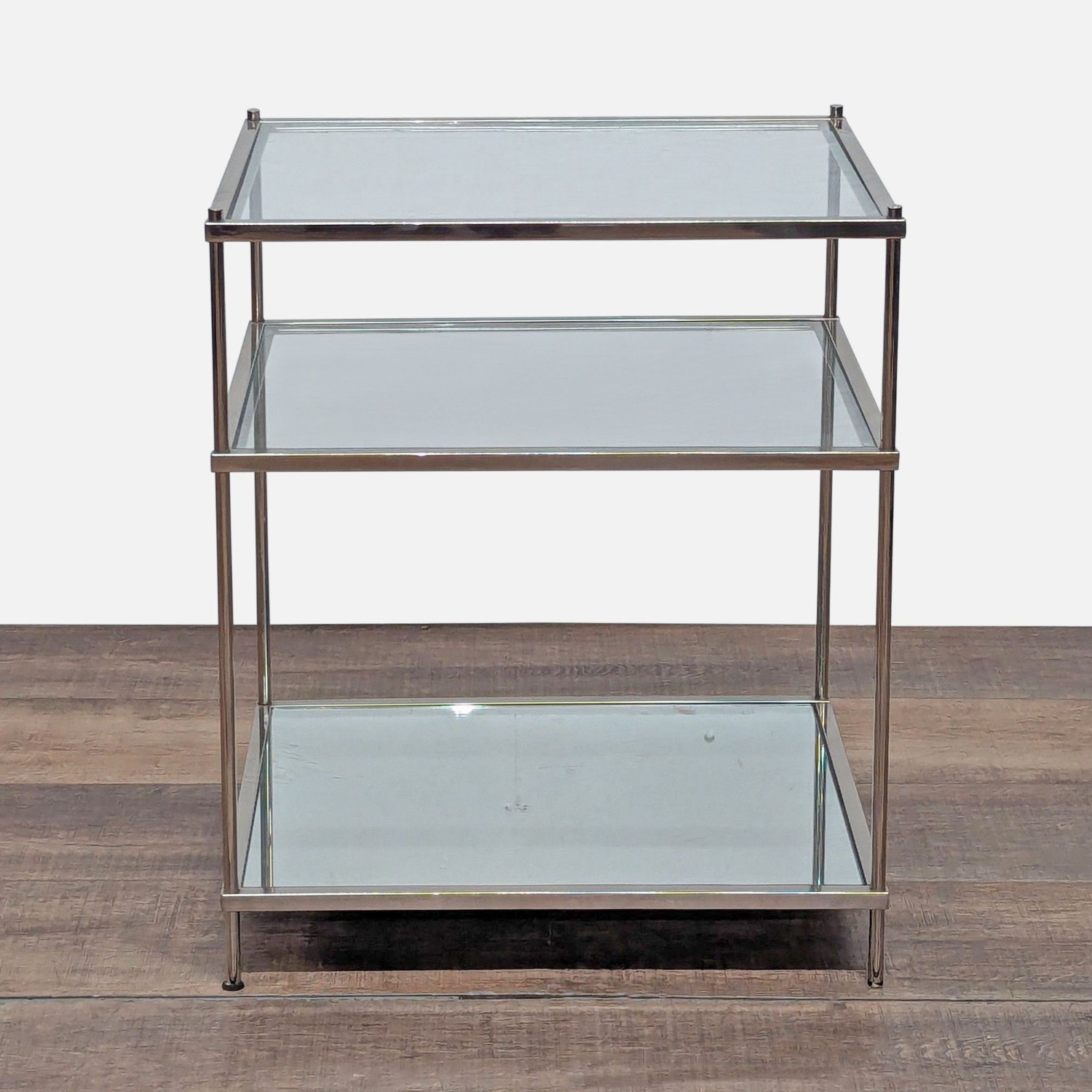 Crate & Barrel Three Shelf End Table - image-5