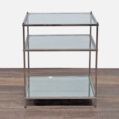 Used Crate & Barrel Three Shelf End Table for sale on AptDeco