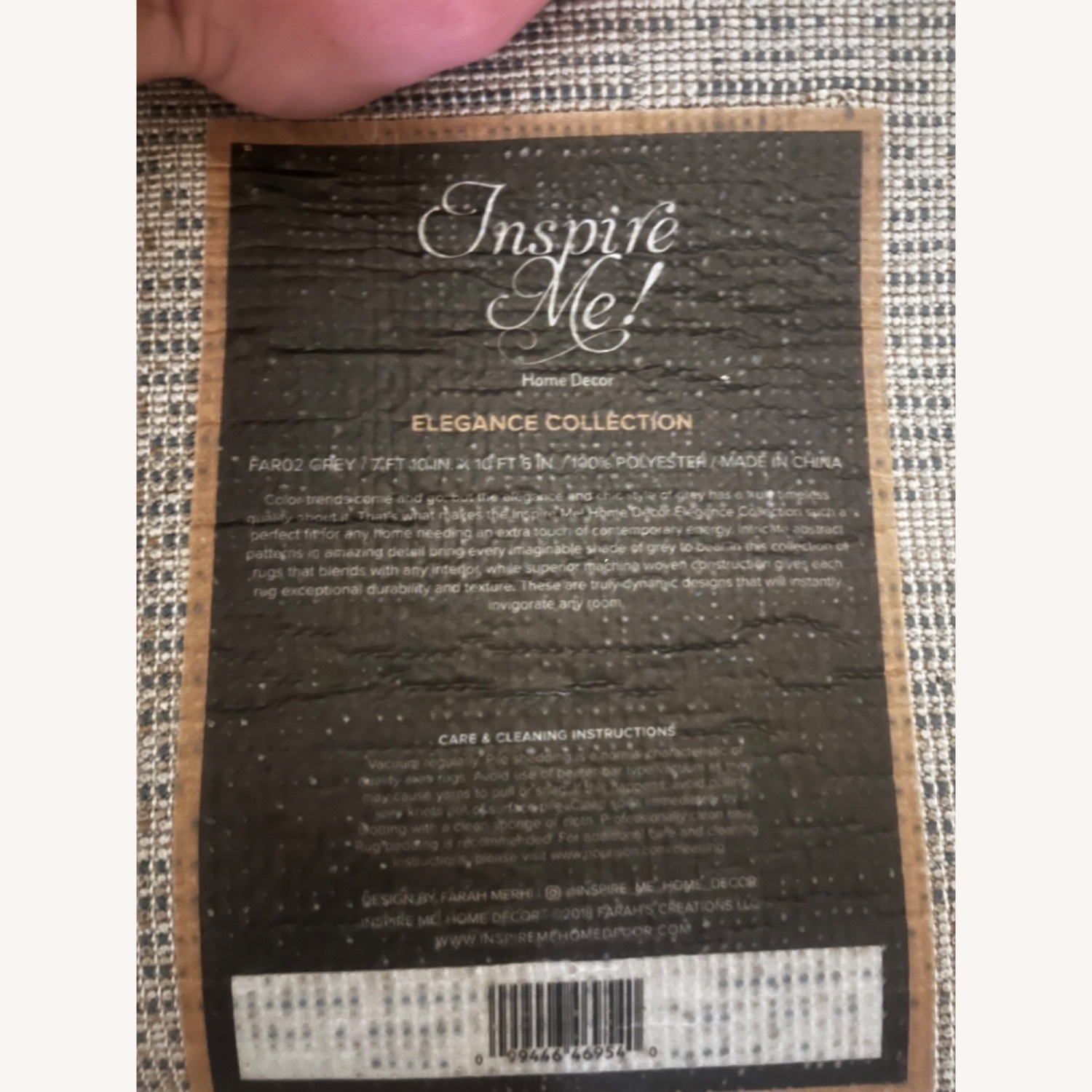 Light Gray Area Rug 8' x 10' - image-2