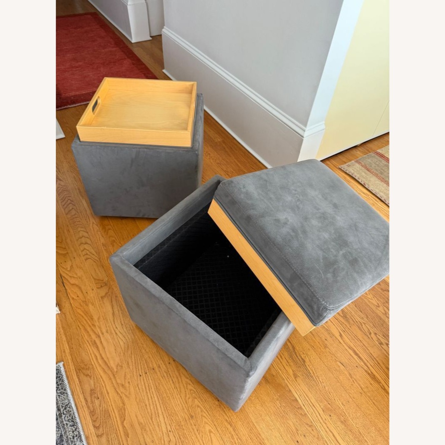 American Leather Uno Ottoman - image-1