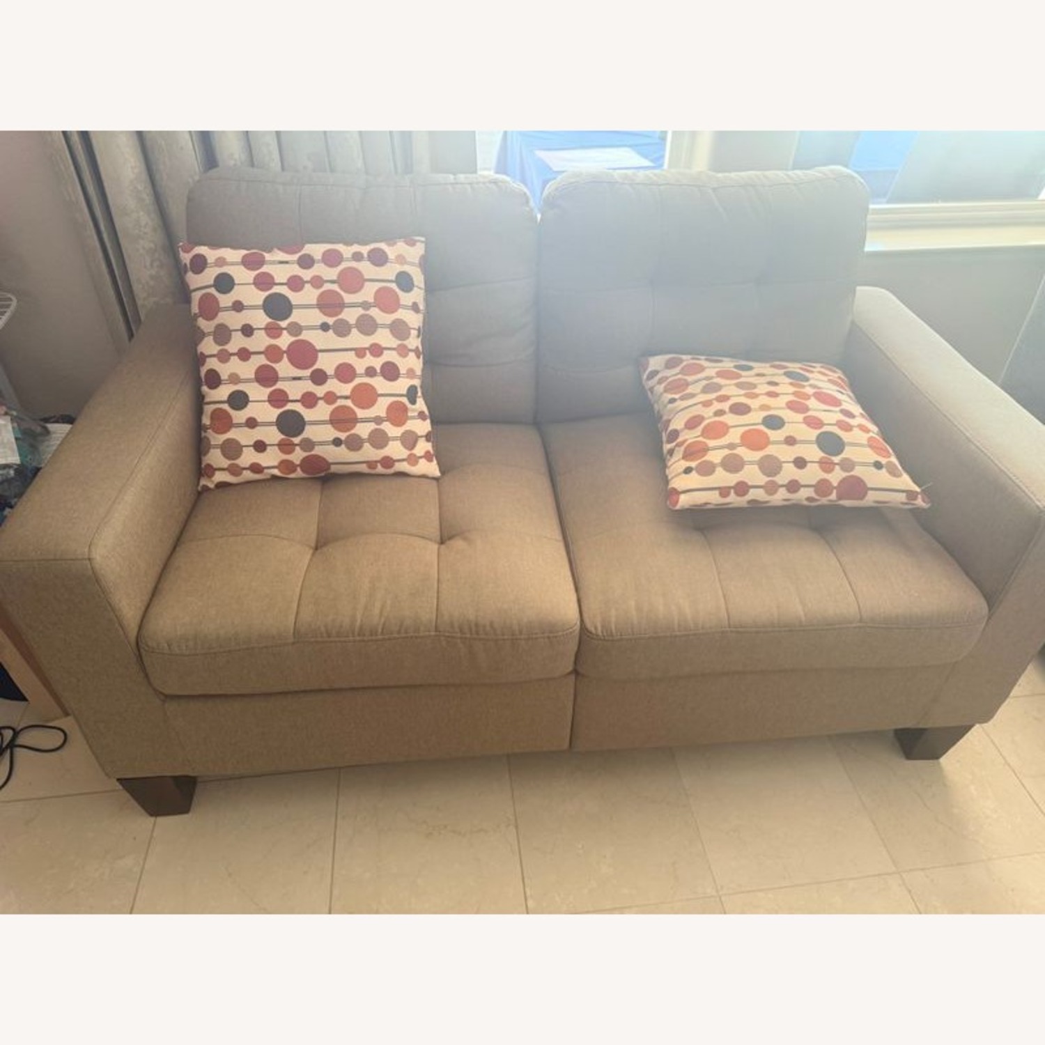 Amazon Modern Loveseat Sofa - image-1