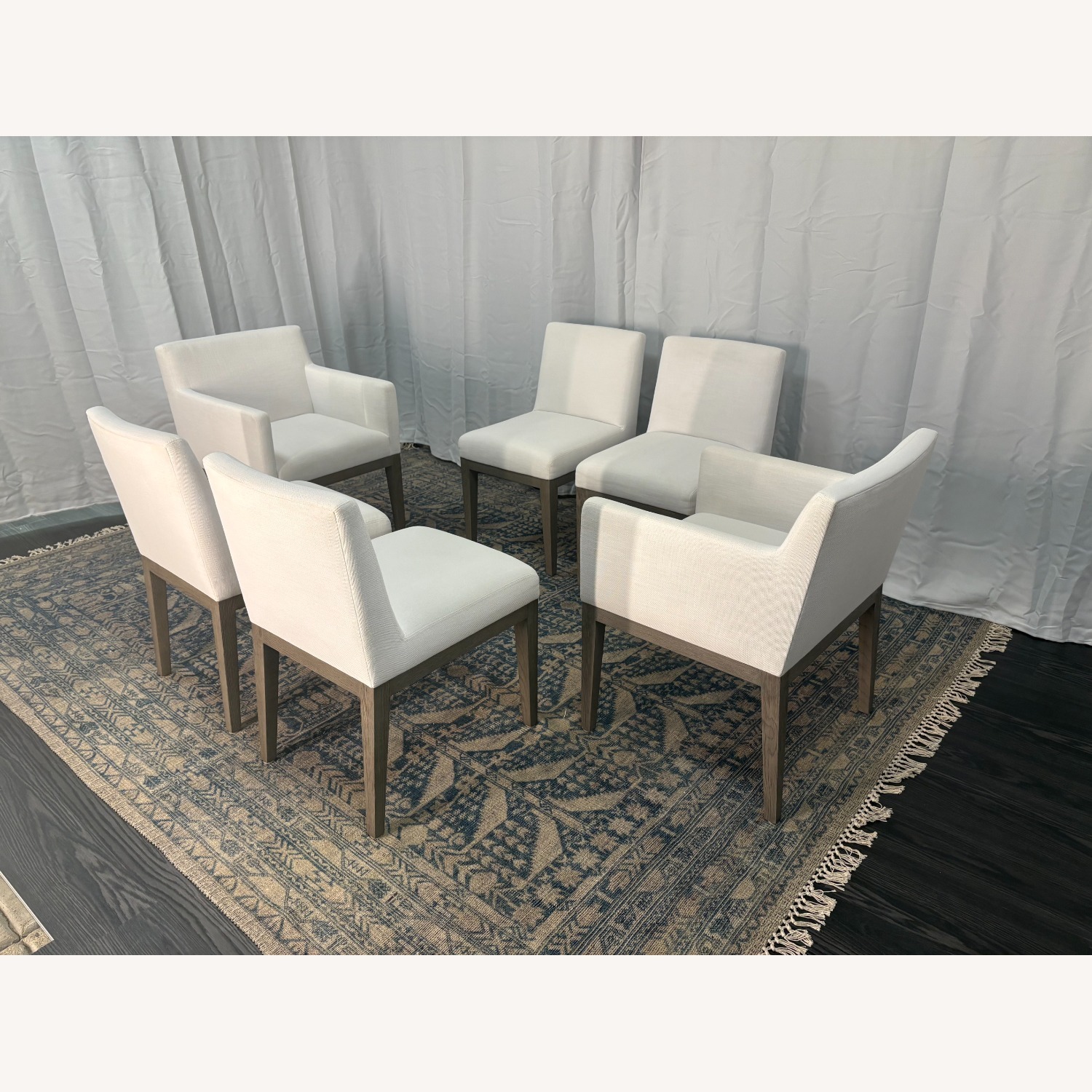 Restoration Hardware Morgan Fabric Dining Chair Set - image-16