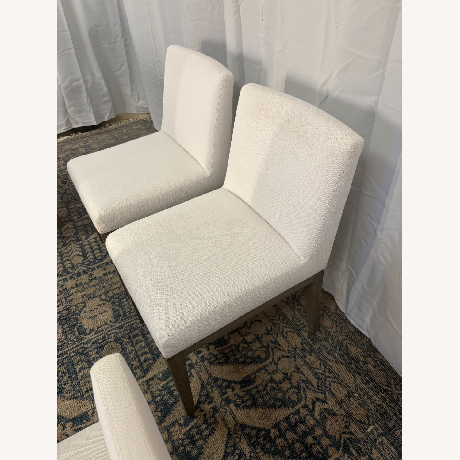 Restoration Hardware Morgan Fabric Dining Chair Set - image-5