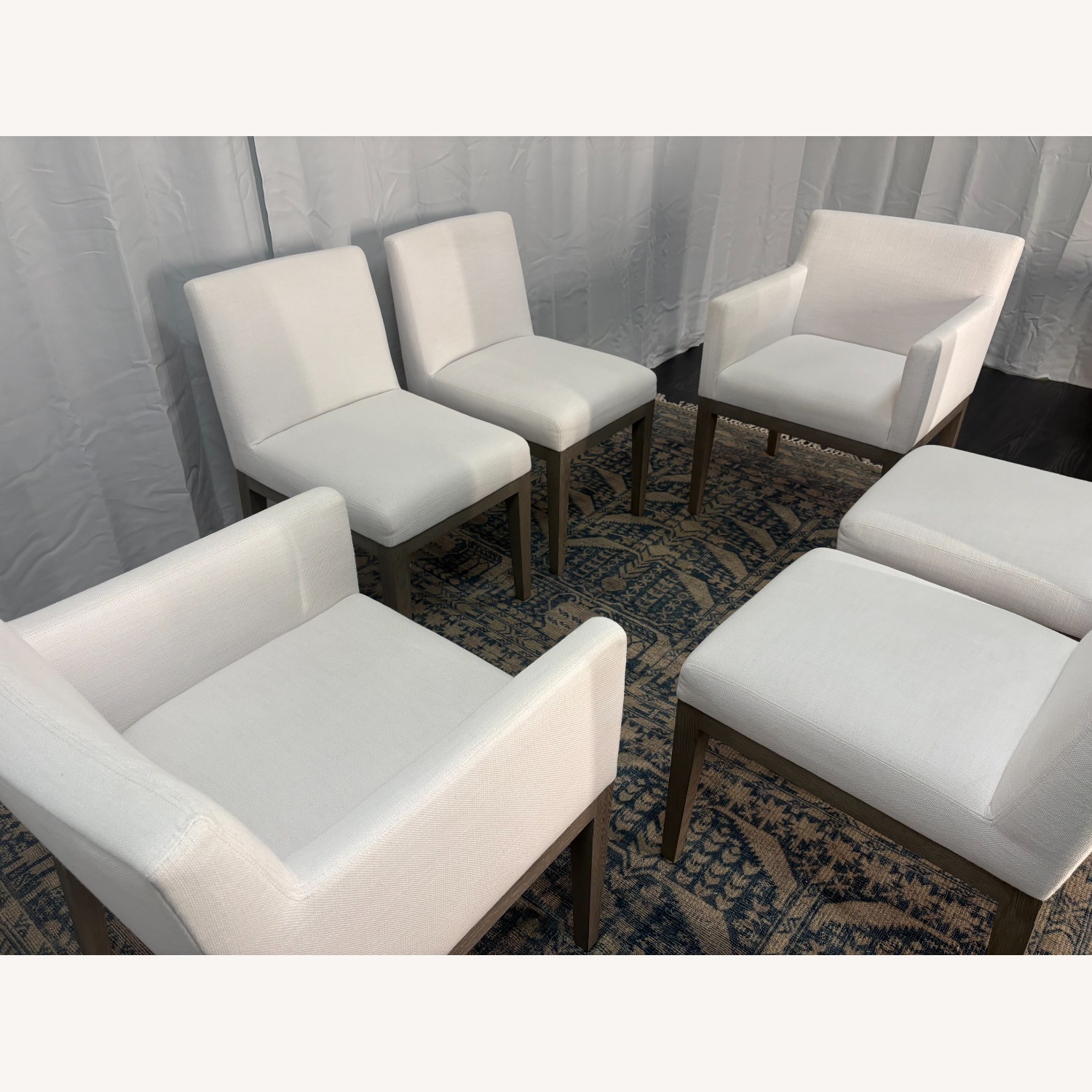 Restoration Hardware Morgan Fabric Dining Chair Set - image-20