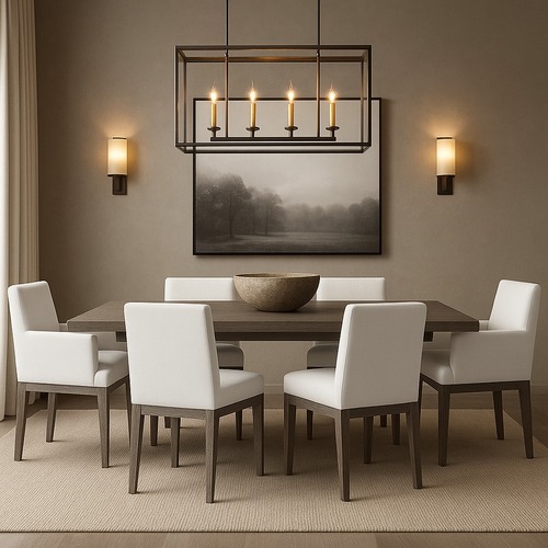 Used Restoration Hardware Morgan Fabric Dining Chair Set for sale on AptDeco