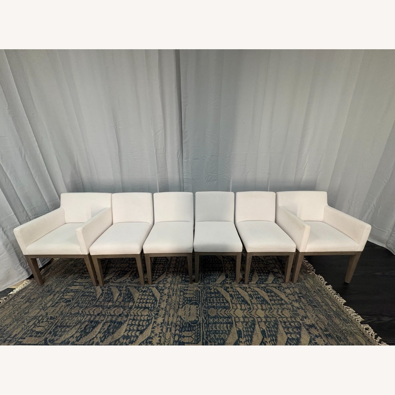 Restoration Hardware Morgan Fabric Dining Chair Set - image-26