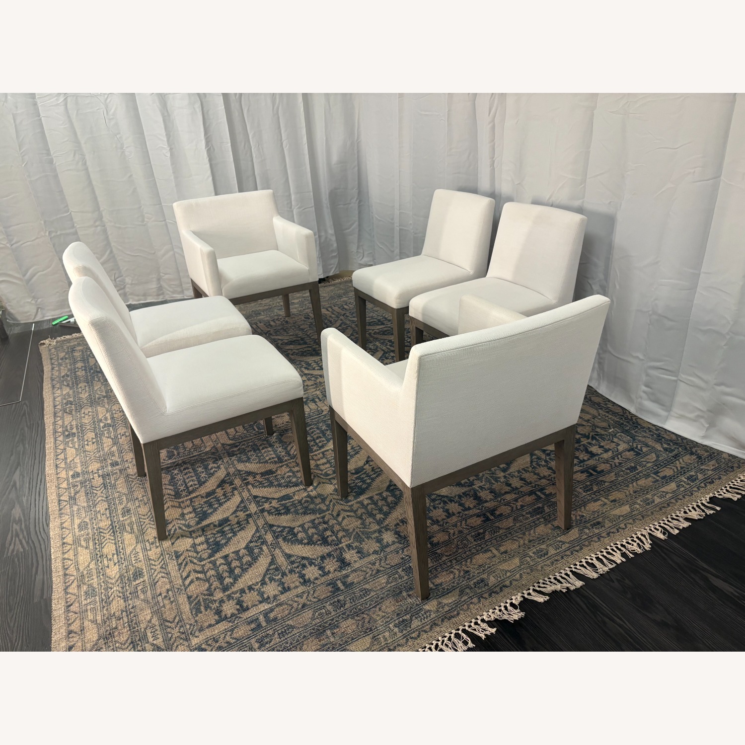Restoration Hardware Morgan Fabric Dining Chair Set - image-14