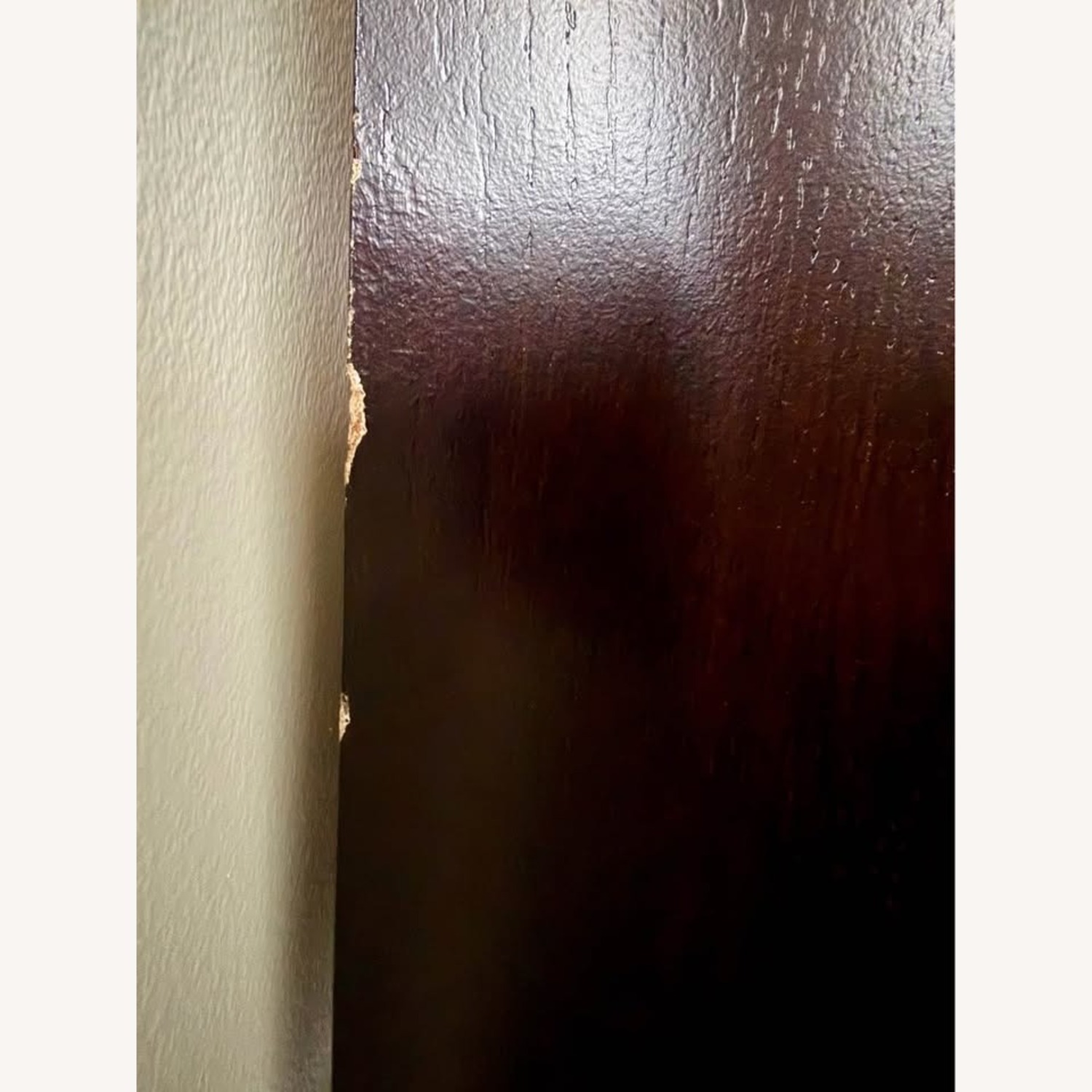 Dark Brown Espresso Wood Chest 5 Drawers - image-5