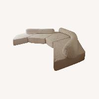 Natural Fabric 3+ Piece Sectional