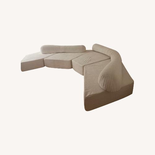 Used Natural Fabric 3+ Piece Sectional for sale on AptDeco